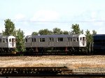 MTA (NYCTA) R62A Subway cars on Flatcars